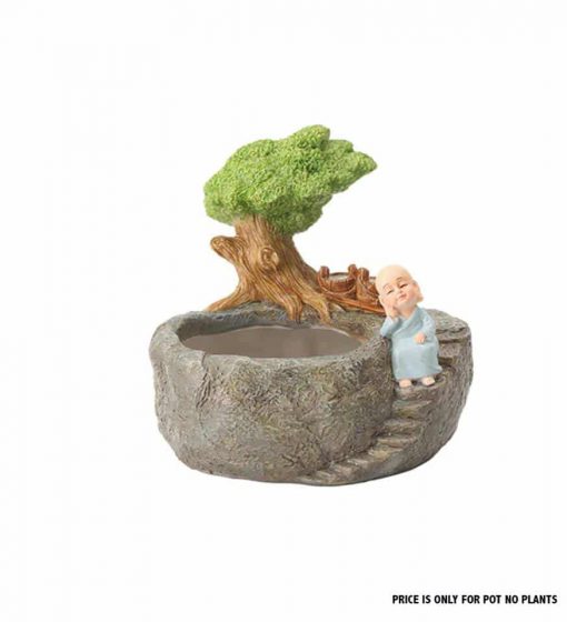 MINI BONSAI RESIN POT (Code-Resin-6N4)