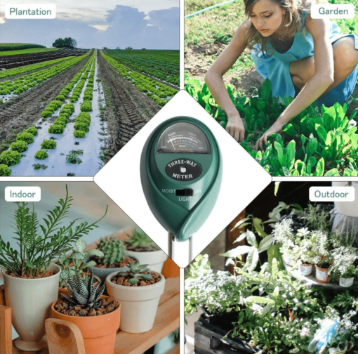3-in-1 Ph Meter for Soil for Plant Care & Gardening - Image 3